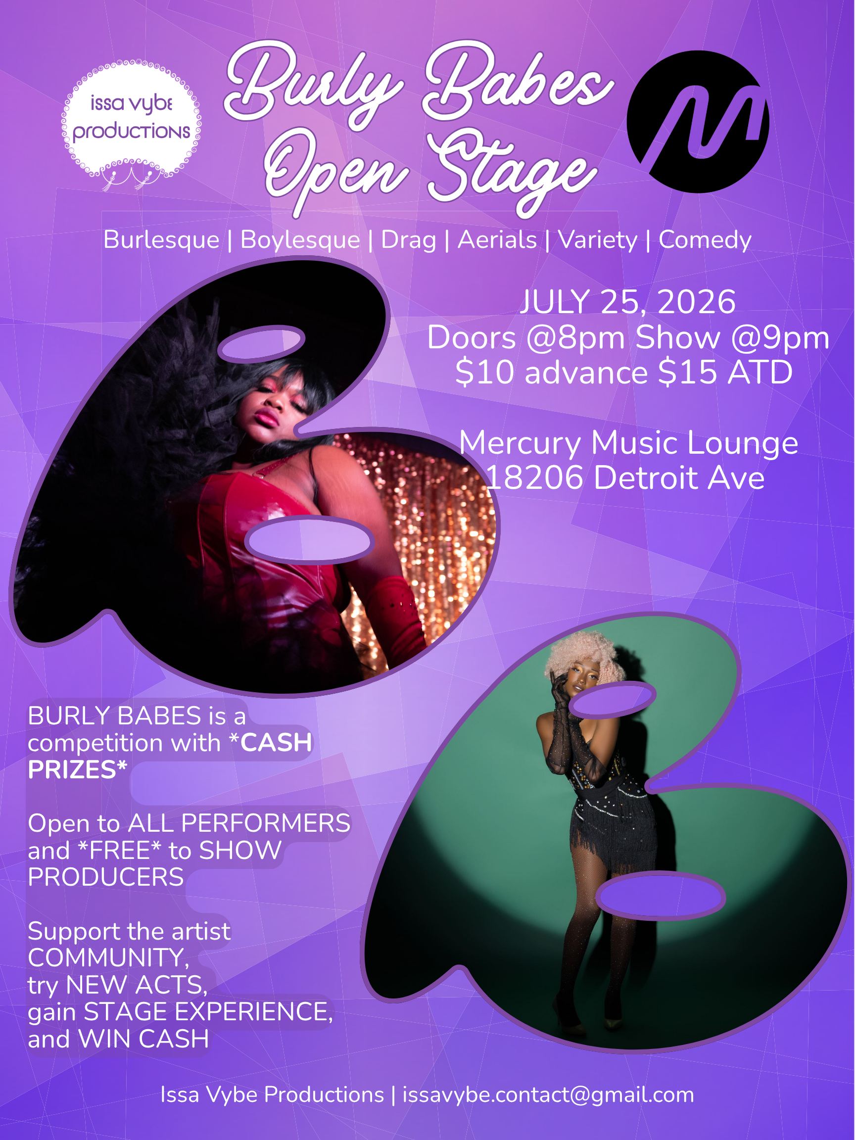 BURLY BABES OPEN STAGE