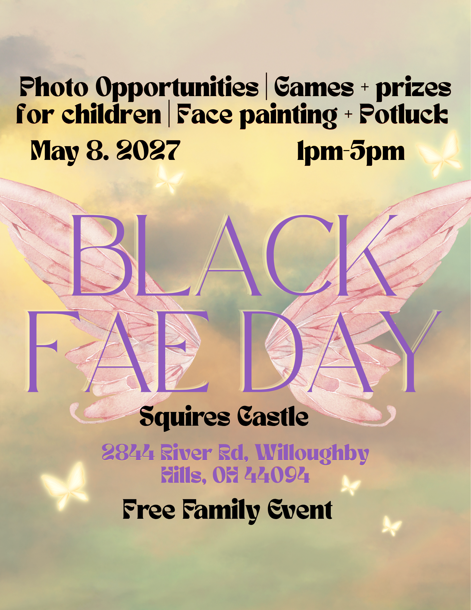 BLACK FAE DAY MAY 8, 2027